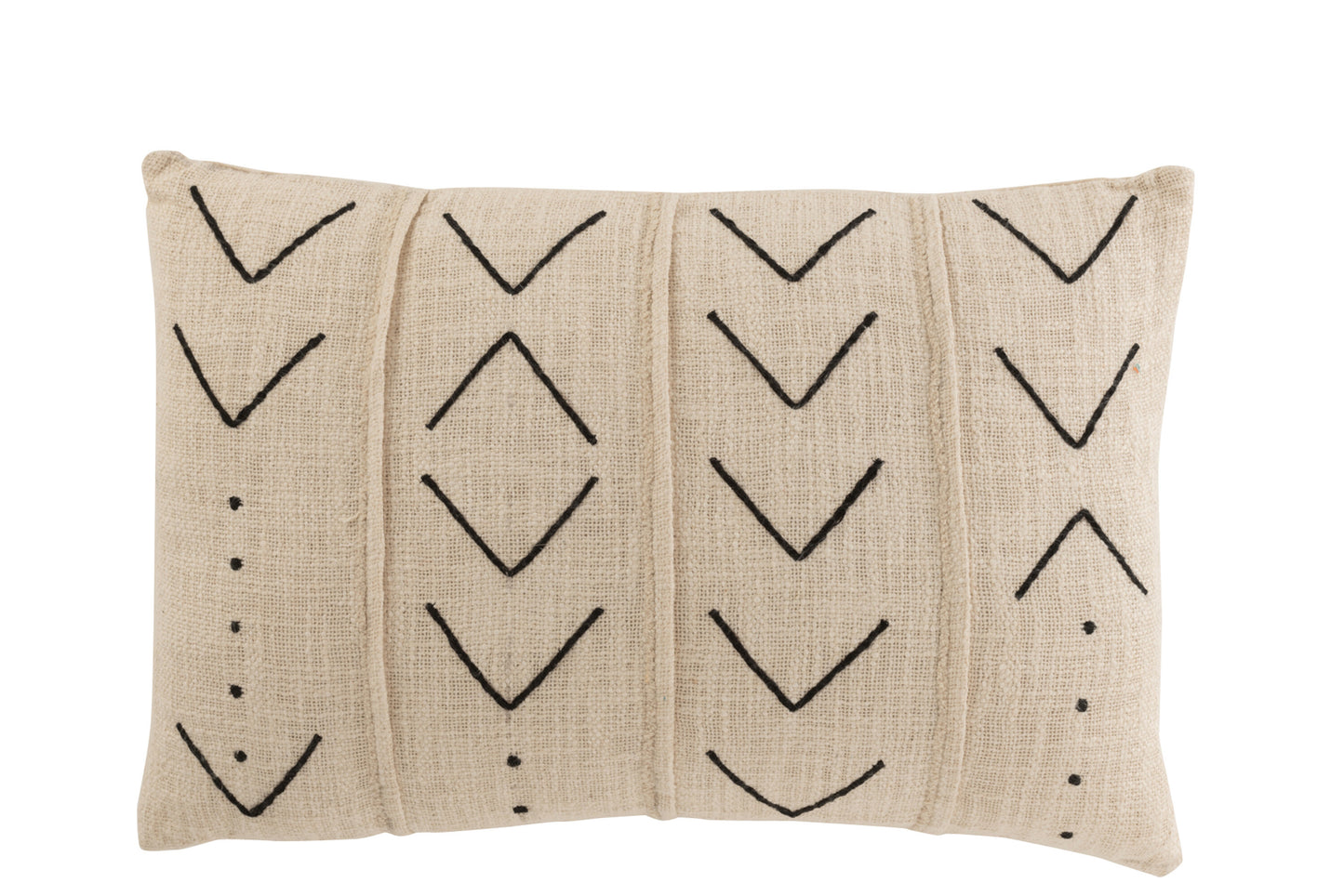 CUSHION ARROW RECTANGLE COTTON BEIGE