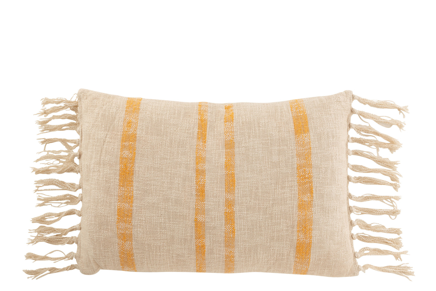 CUSHION EMMA SQUARE COTTON OCHRE LARGE