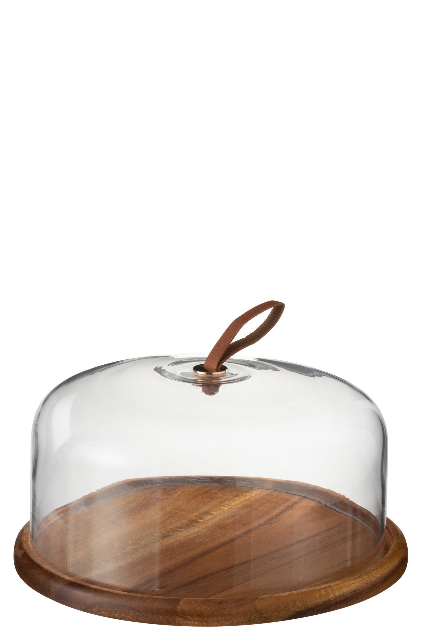 BELL JAR GLASS/WOOD TRANSPARENT/BROWN