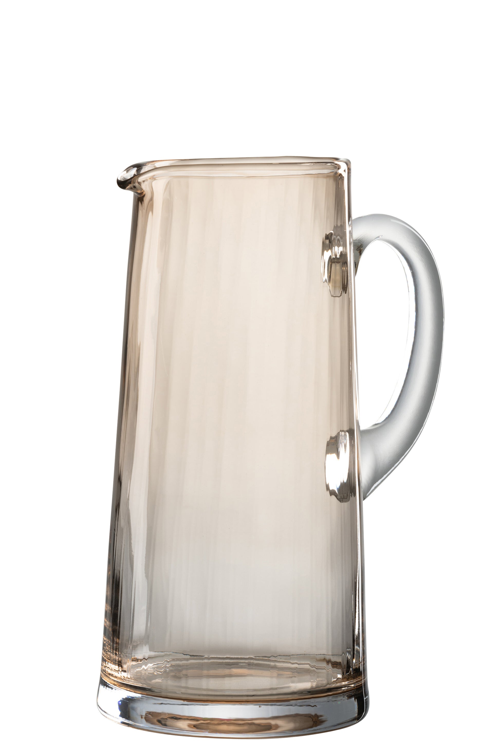 CARAFE LINES GLASS AMBER