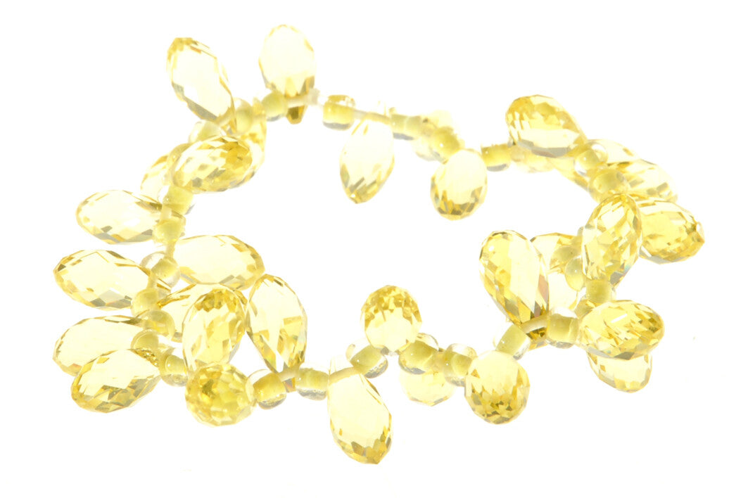 BRACELET ELAST.DROP 6X12MM YELLOW