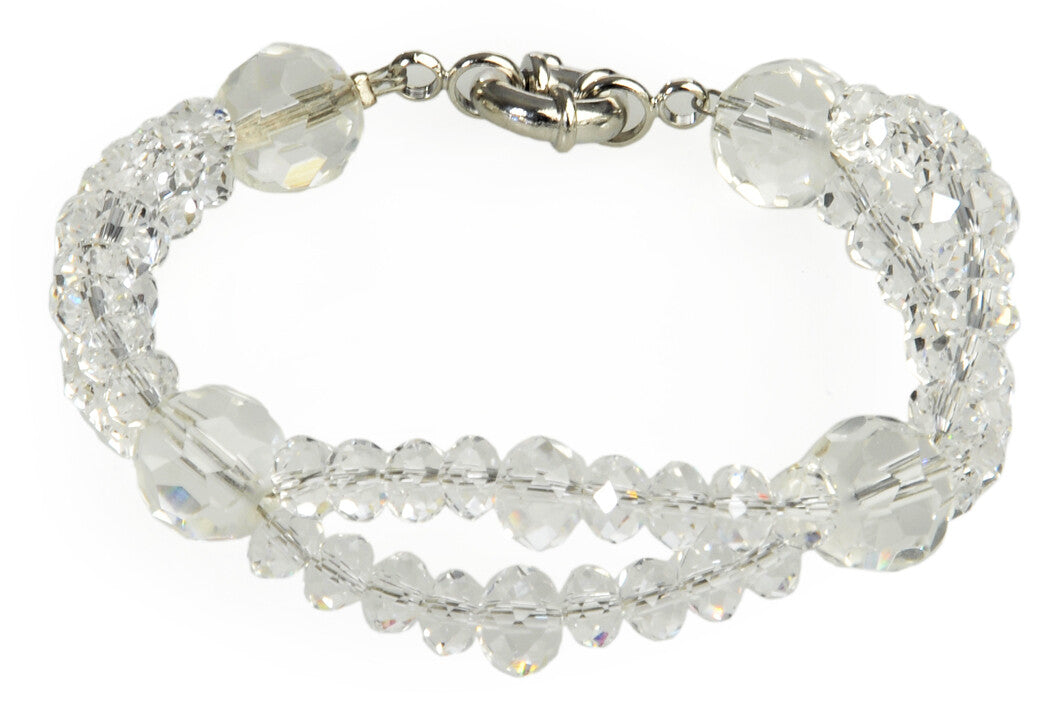 BRACELET DOUBLE CRYST.CLEAR