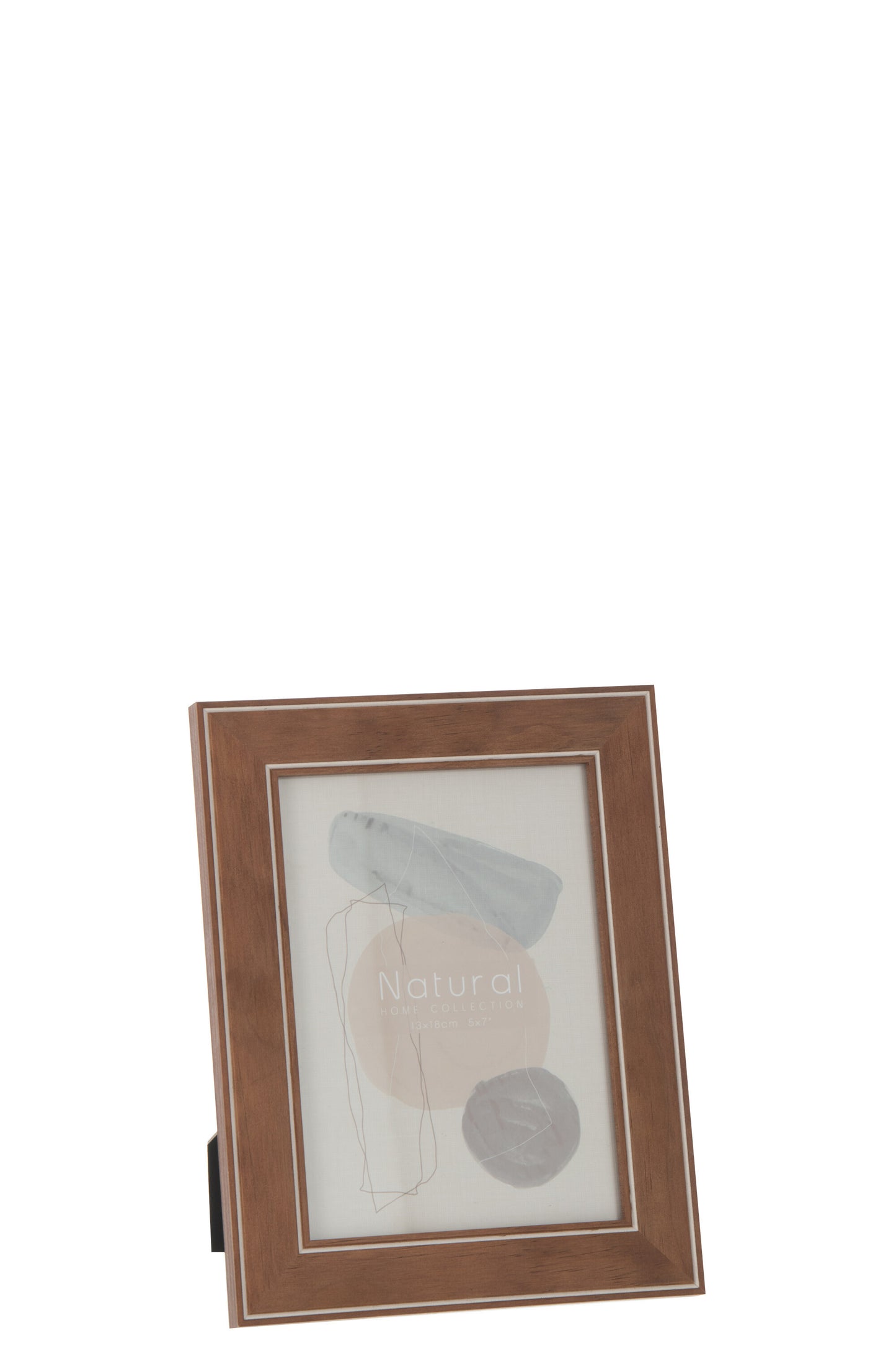 PHOTO FRAME 13X18 LINE DARK BROWN WOOD