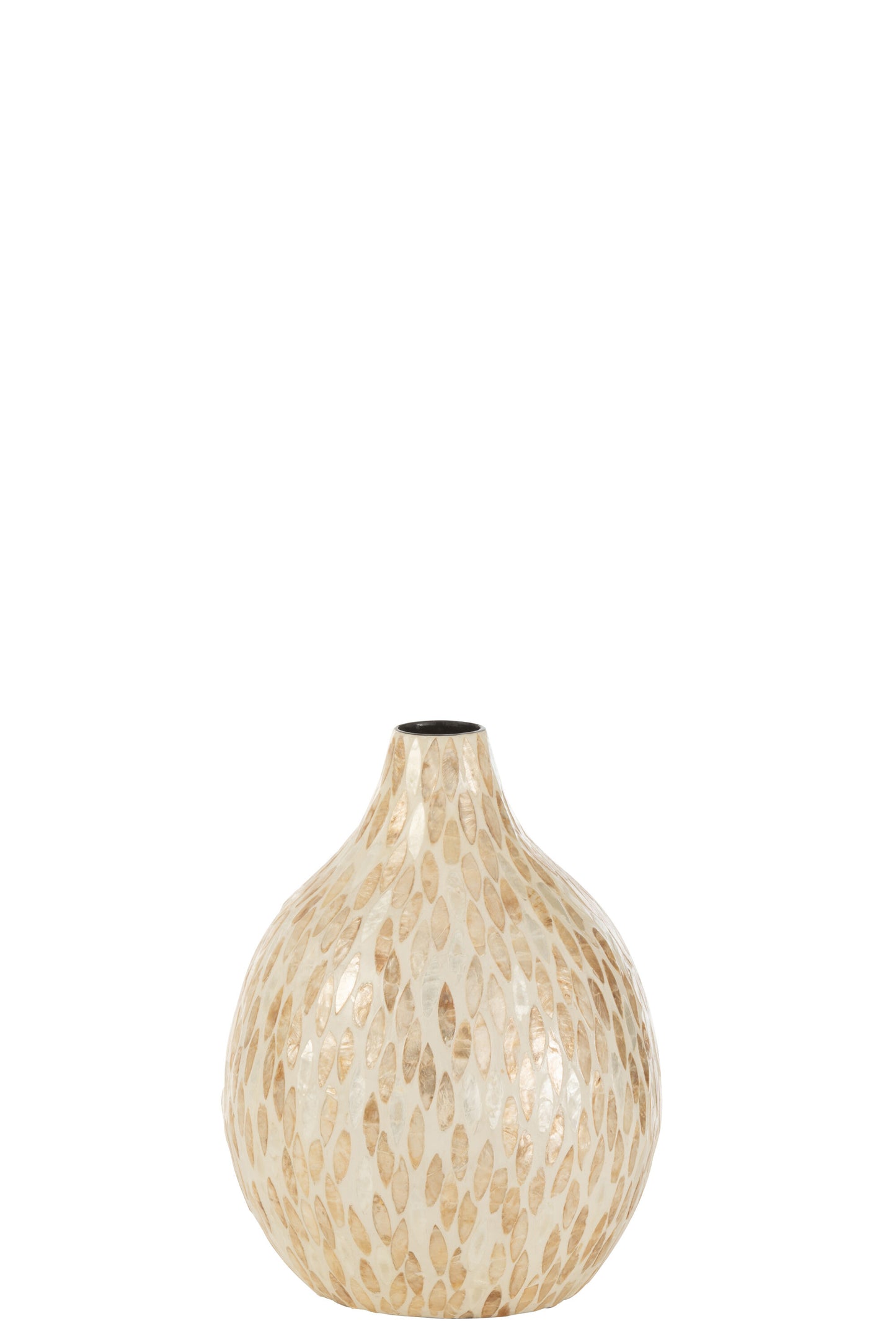 VASE DROP SHELLS/BAMBOO