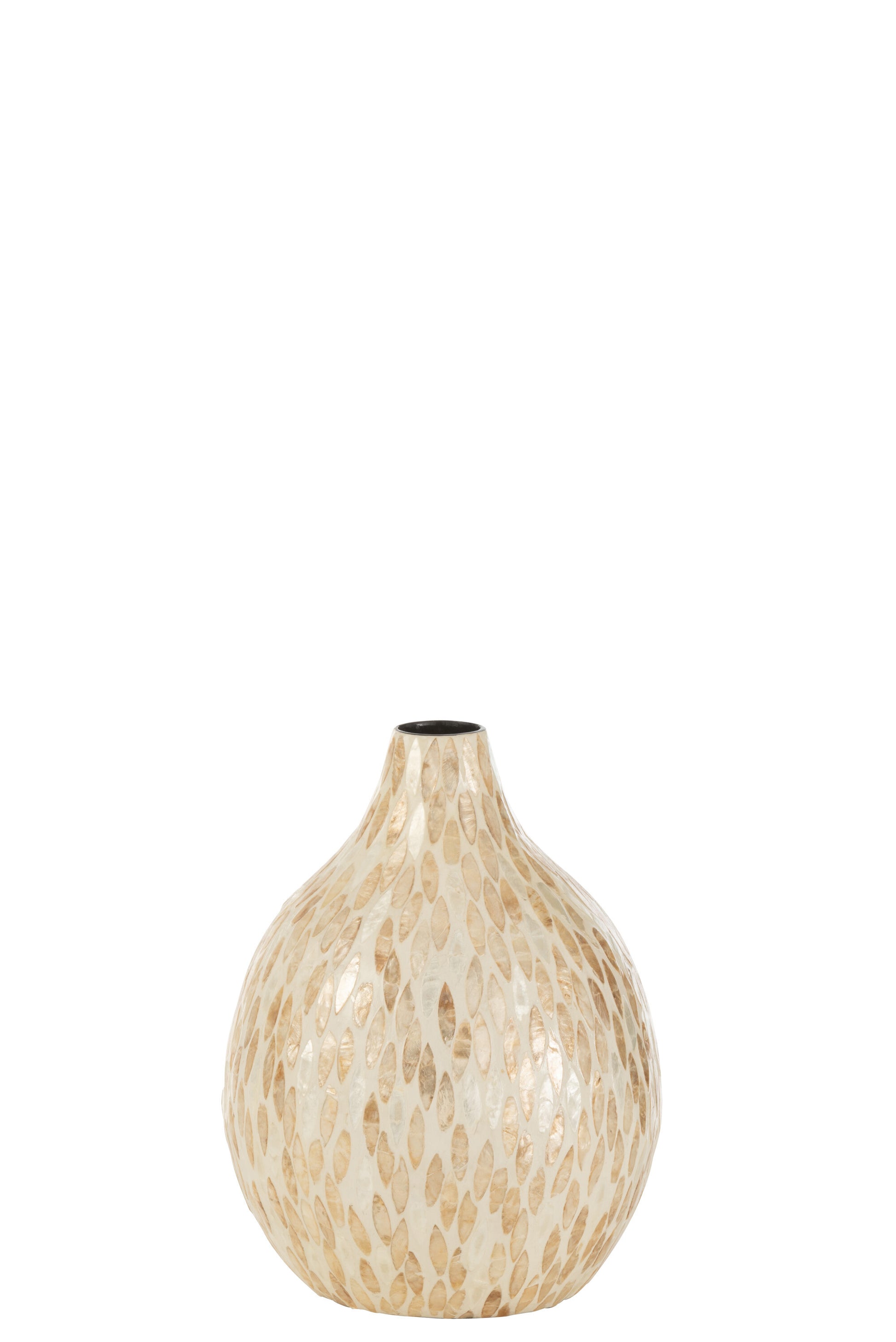 VASE DROP SHELLS/BAMBOO