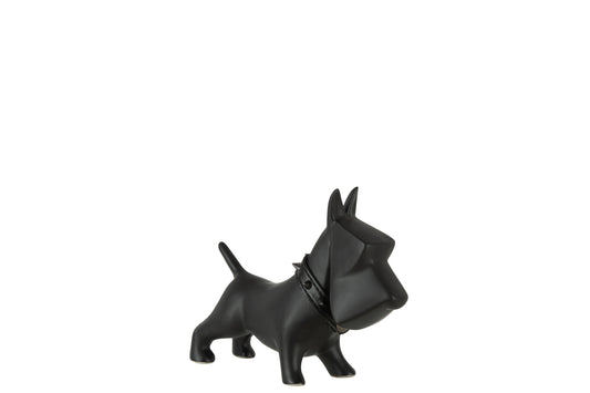 Dog Ceramic Black Medium