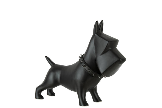 Dog Ceramic Black Large