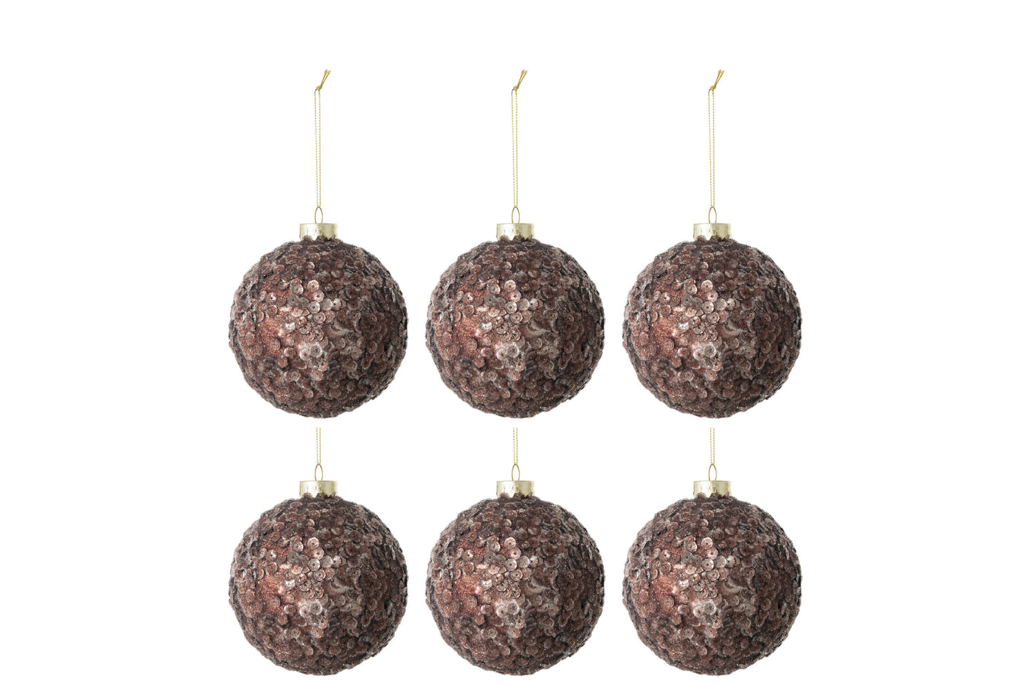 Baubles Sequins Dark Brown Small