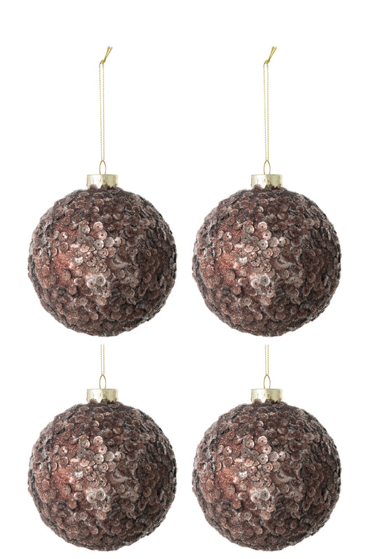 Baubles Sequins Dark Brown Medium