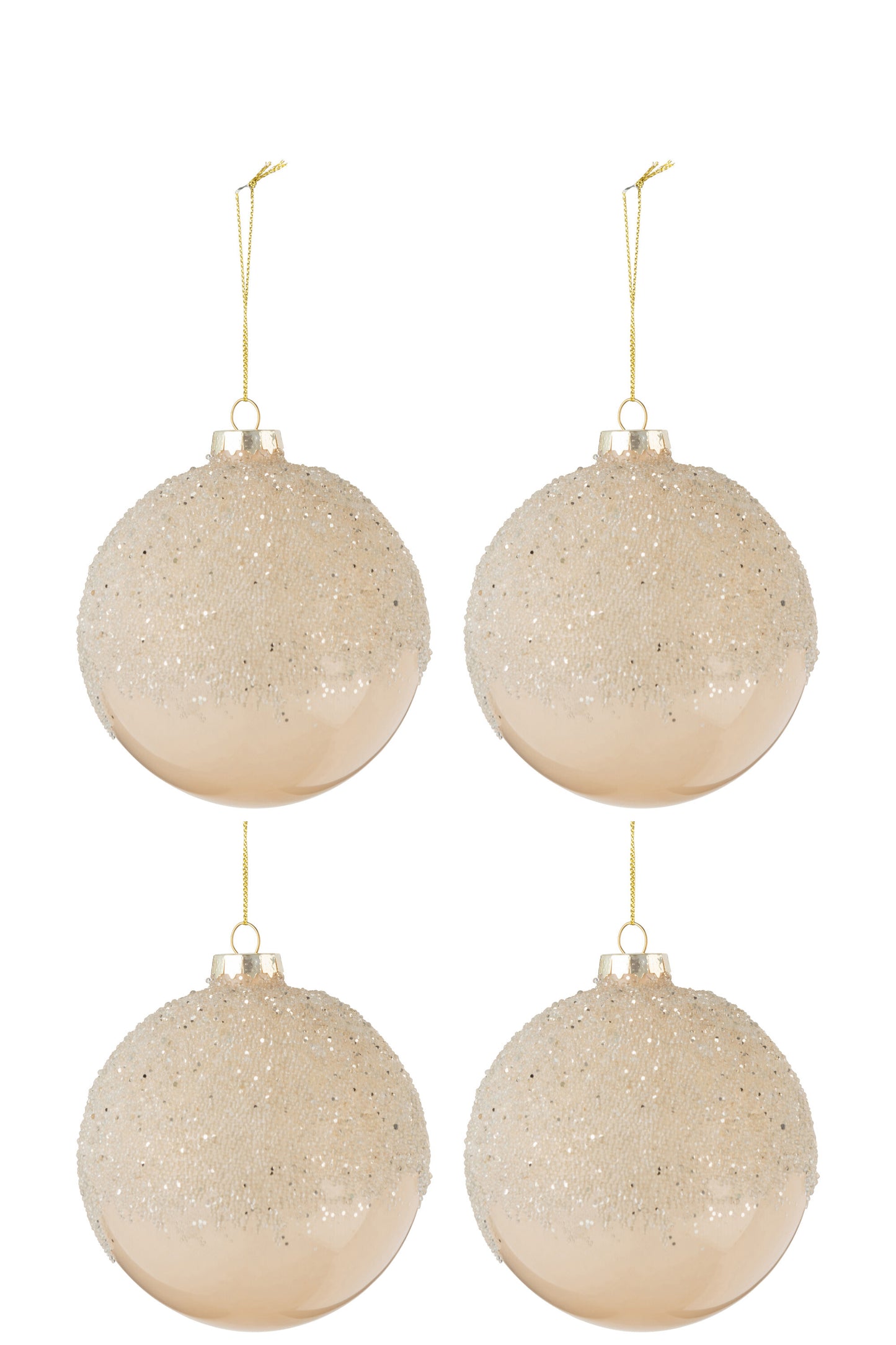 Baubles Sugar Glass Gold Medium