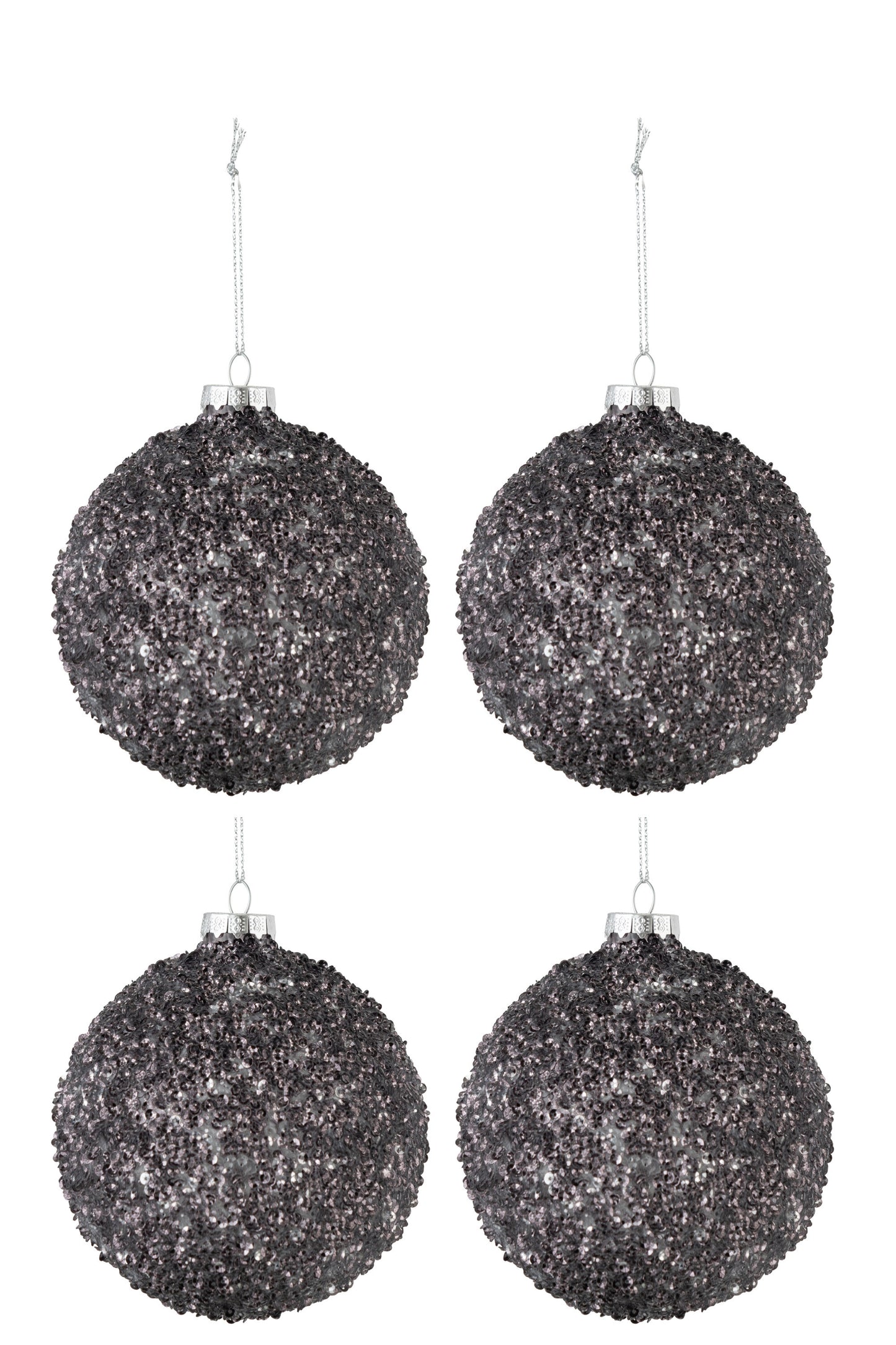 Baubles Glitter Anthracite Grey Medium