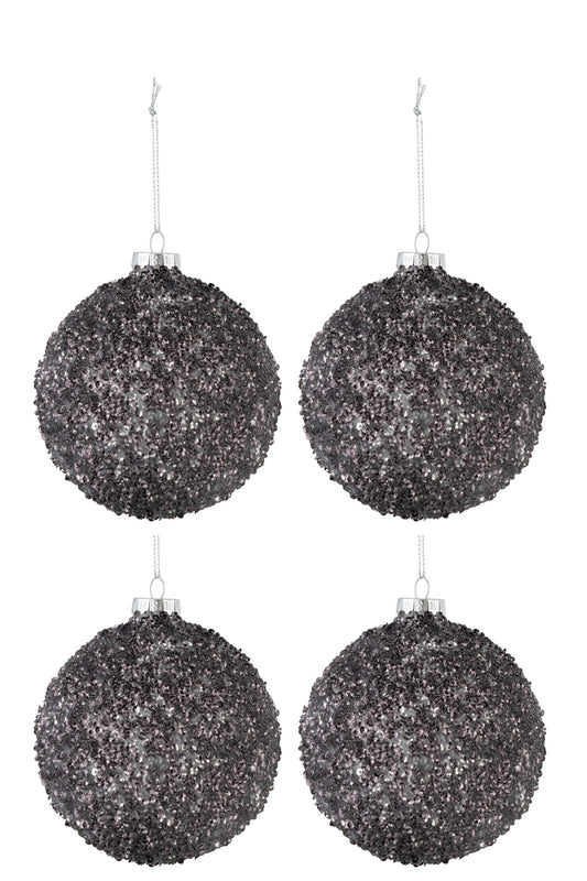 Baubles Glitter Anthracite Grey Medium