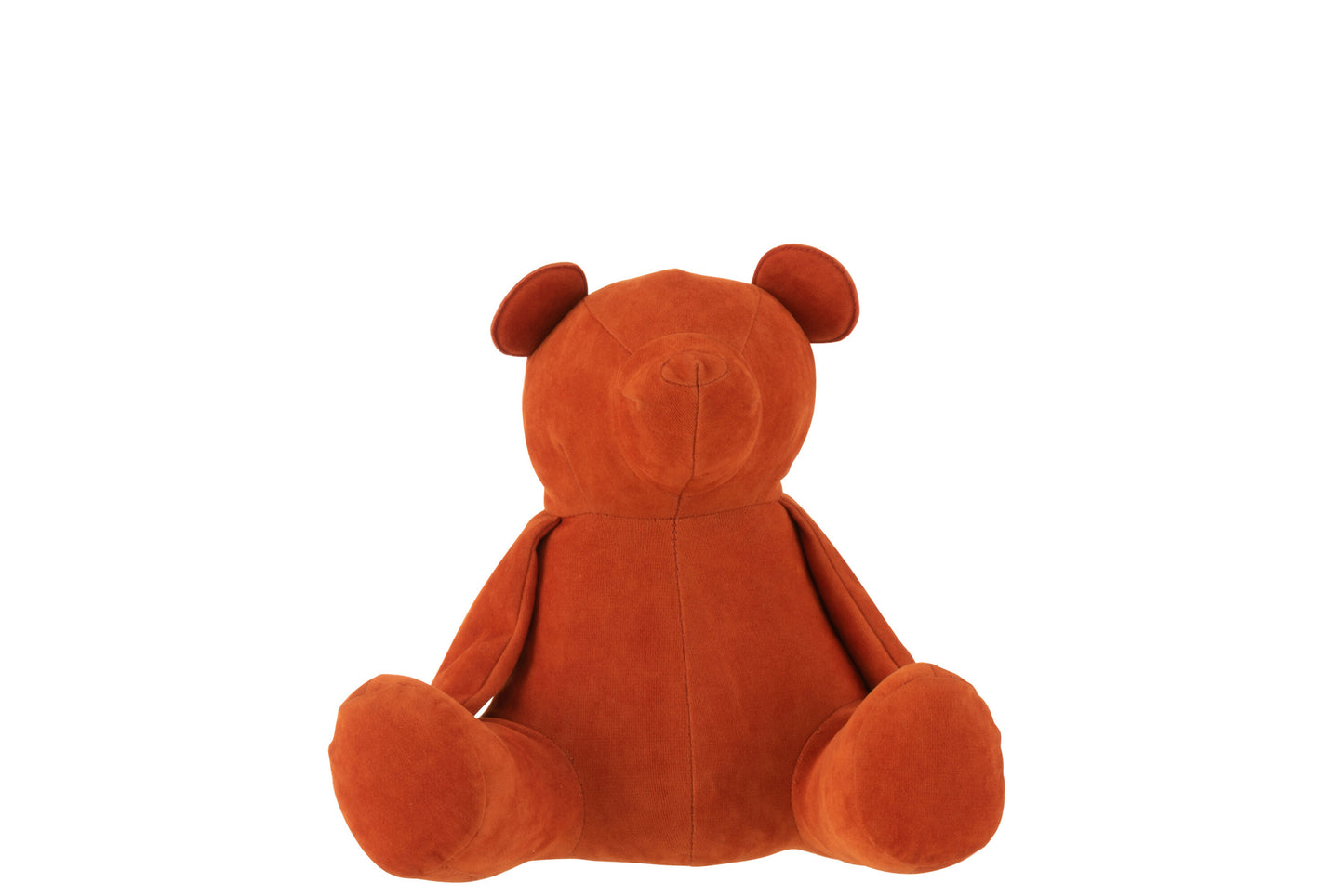 BEAR DOORSTOP MATTE VELVET ORANGE MEDIUM