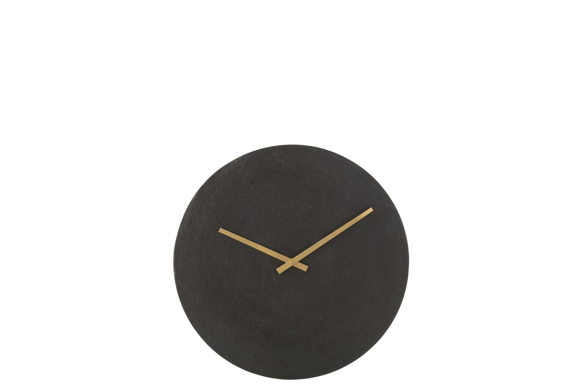 CLOCK ROUND METAL BLACK SMALL