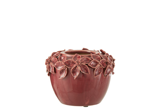 FLOWERPOT FLOWER CERAMIC PINK SMALL