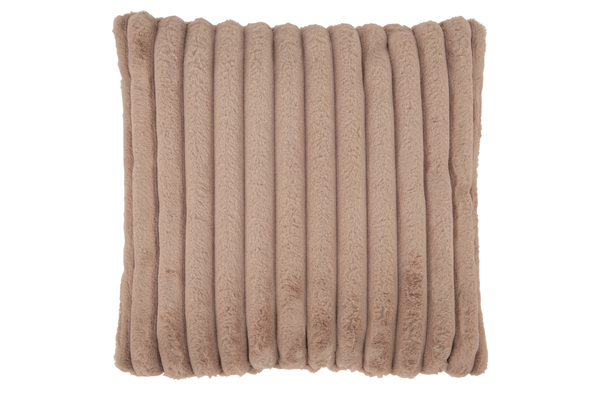 CUSHION CORDUROY POLYESTER LIGHT CARAMEL