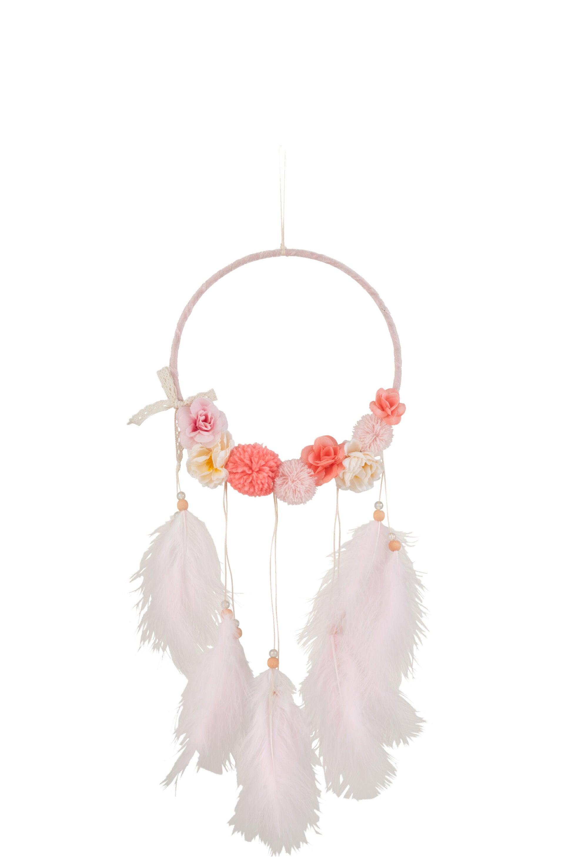 DREAMCATCHER FLOWER DECO PEACH/SALMON