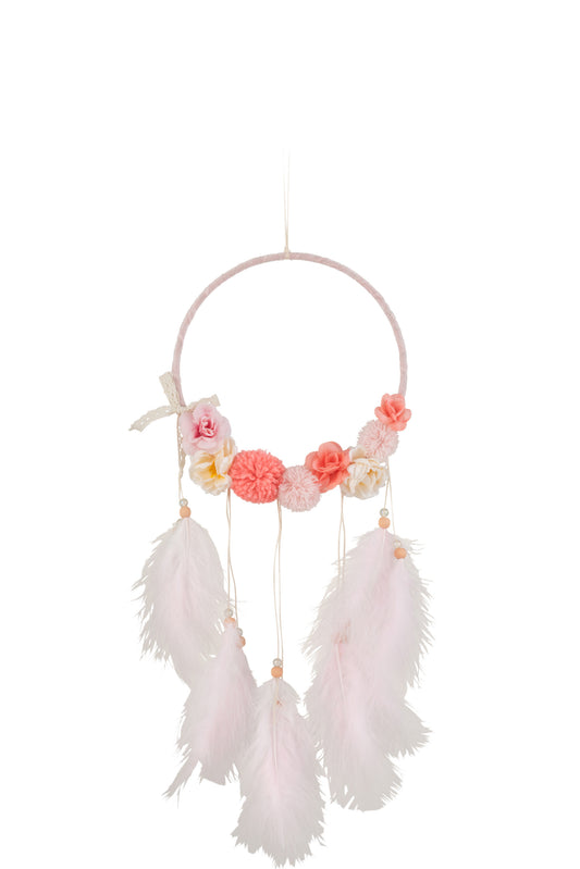 DREAMCATCHER FLOWER DECO PEACH/SALMON