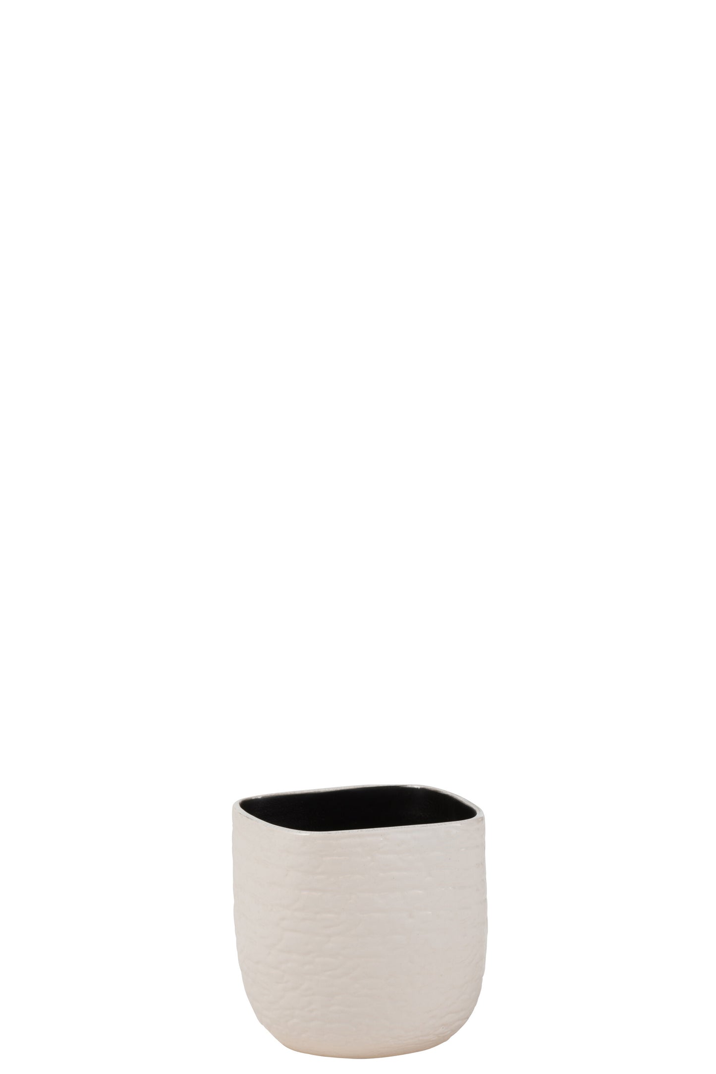 FLOWERPOT AUDREY CERAMIC WHITE SMALL