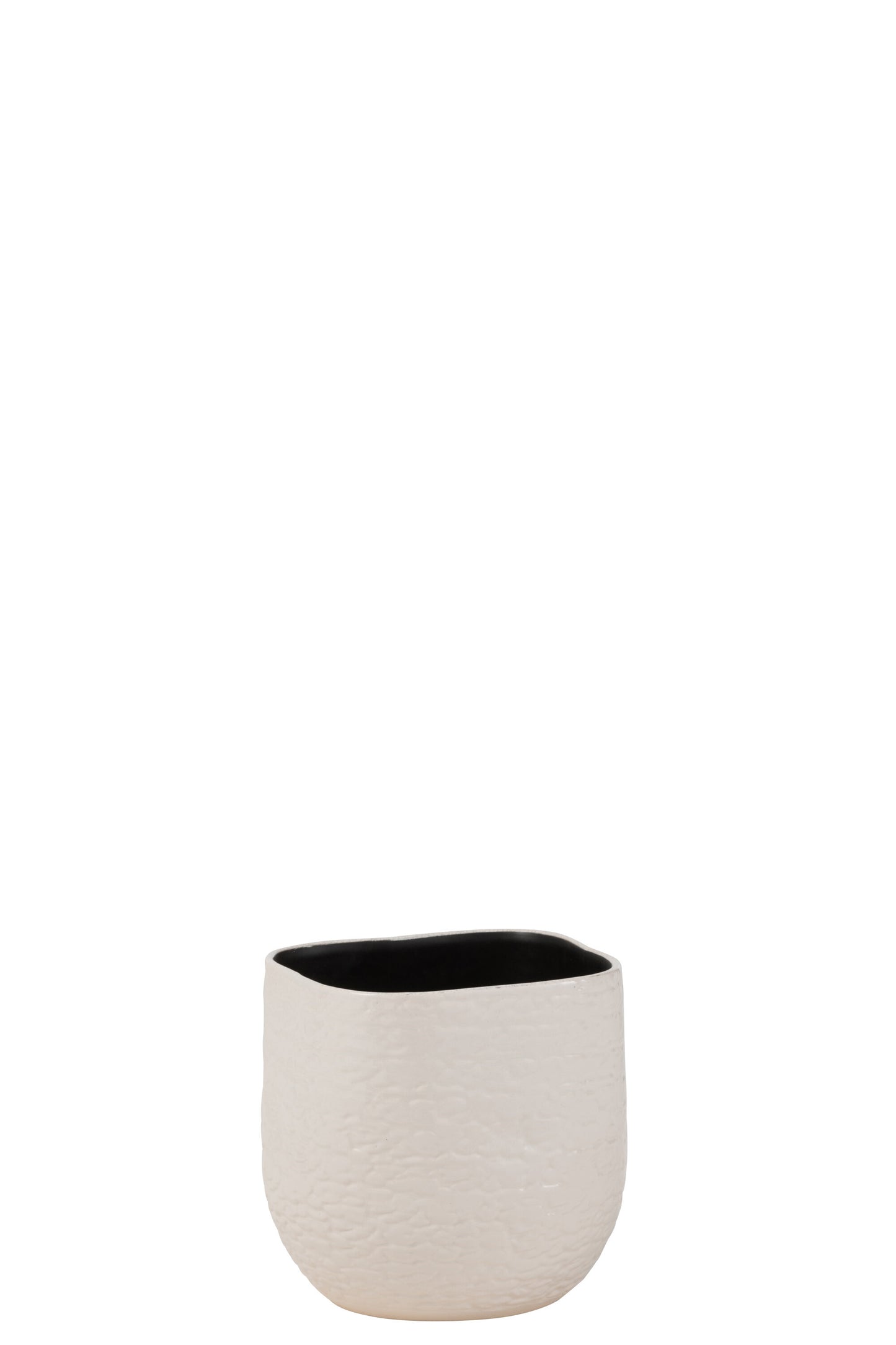 FLOWERPOT AUDREY CERAMIC WHITE MEDIUM