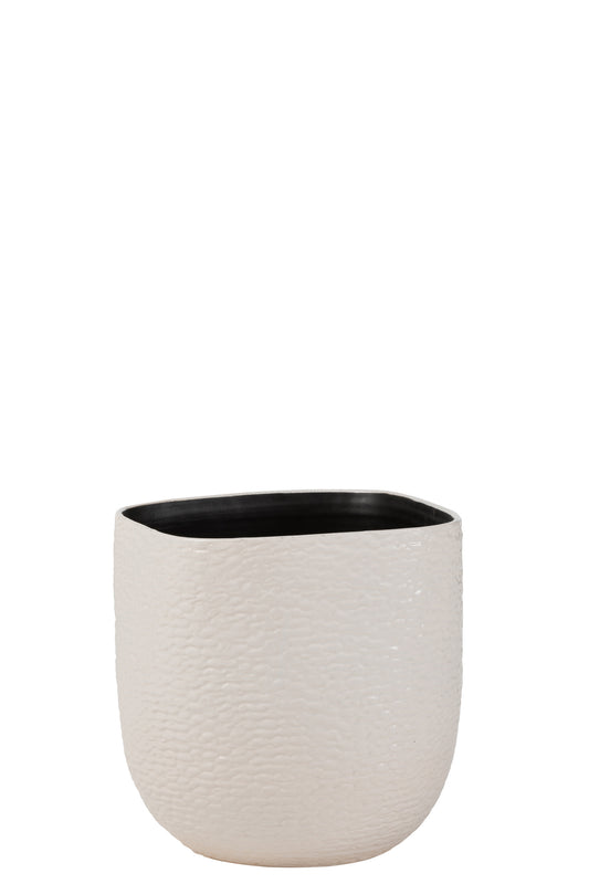 FLOWERPOT AUDREY CERAMIC WHITE EXTRA LARGE