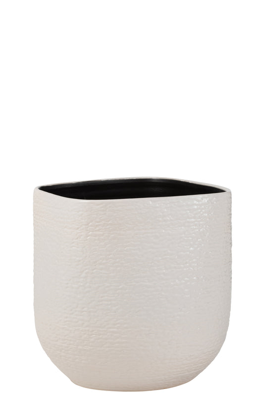 FLOWERPOT AUDREY CERAMIC WHITE EXTRA EXTRA LARGE