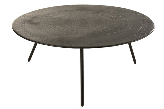 3 LEG TABLE METAL BLACK LARGE