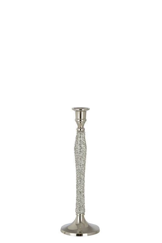 CANDLESTICK DIAMOND ALUMINIUM SILVER LARGE