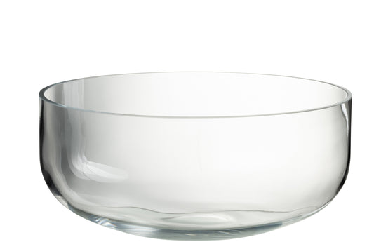 BOWL ATOP GLASS TRANSPARENT