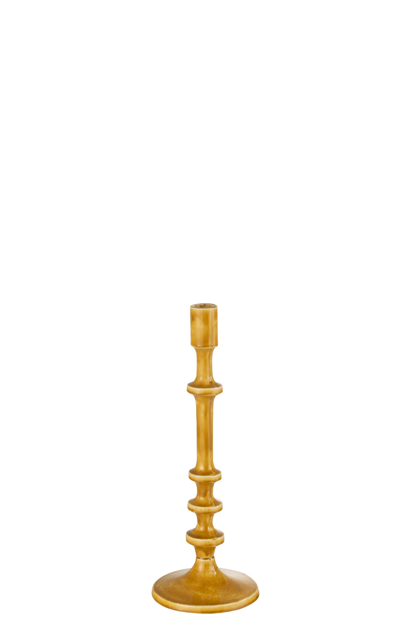 CANDLEHOLDER CLASSIC ALUMINIUM OCHRE S