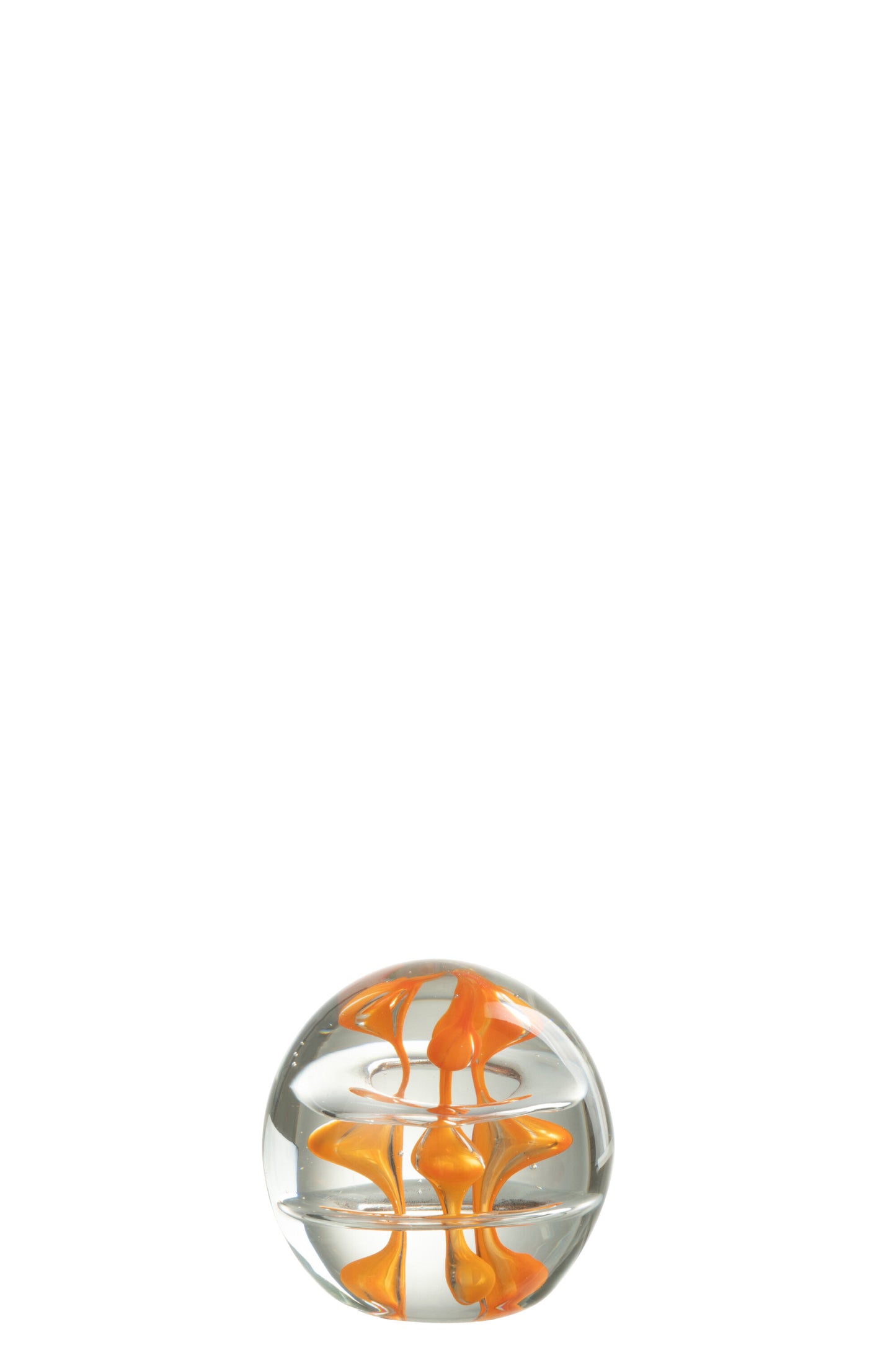 PRESSE-PAP ART VERRE ORANGE SMALL