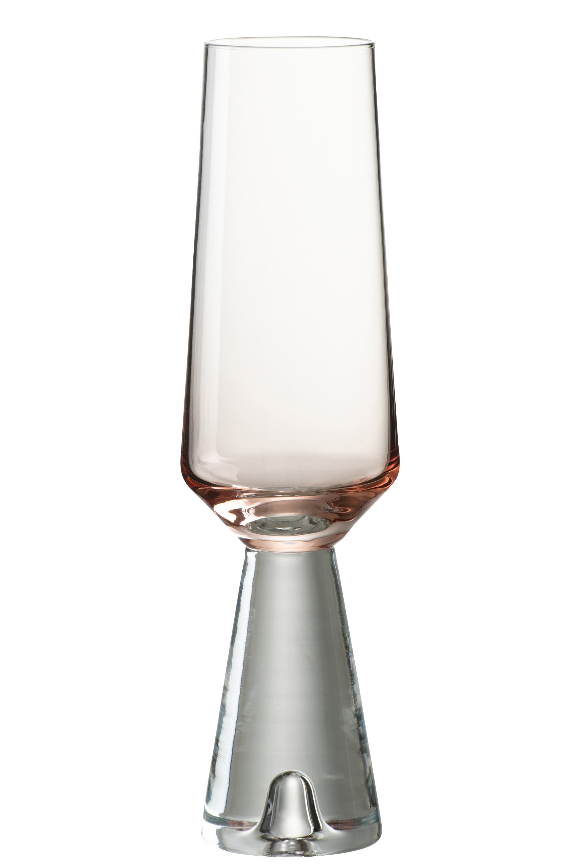 CHAMPAGNE GLASS WALKER GLASS TRANSPARENT/ORANGE