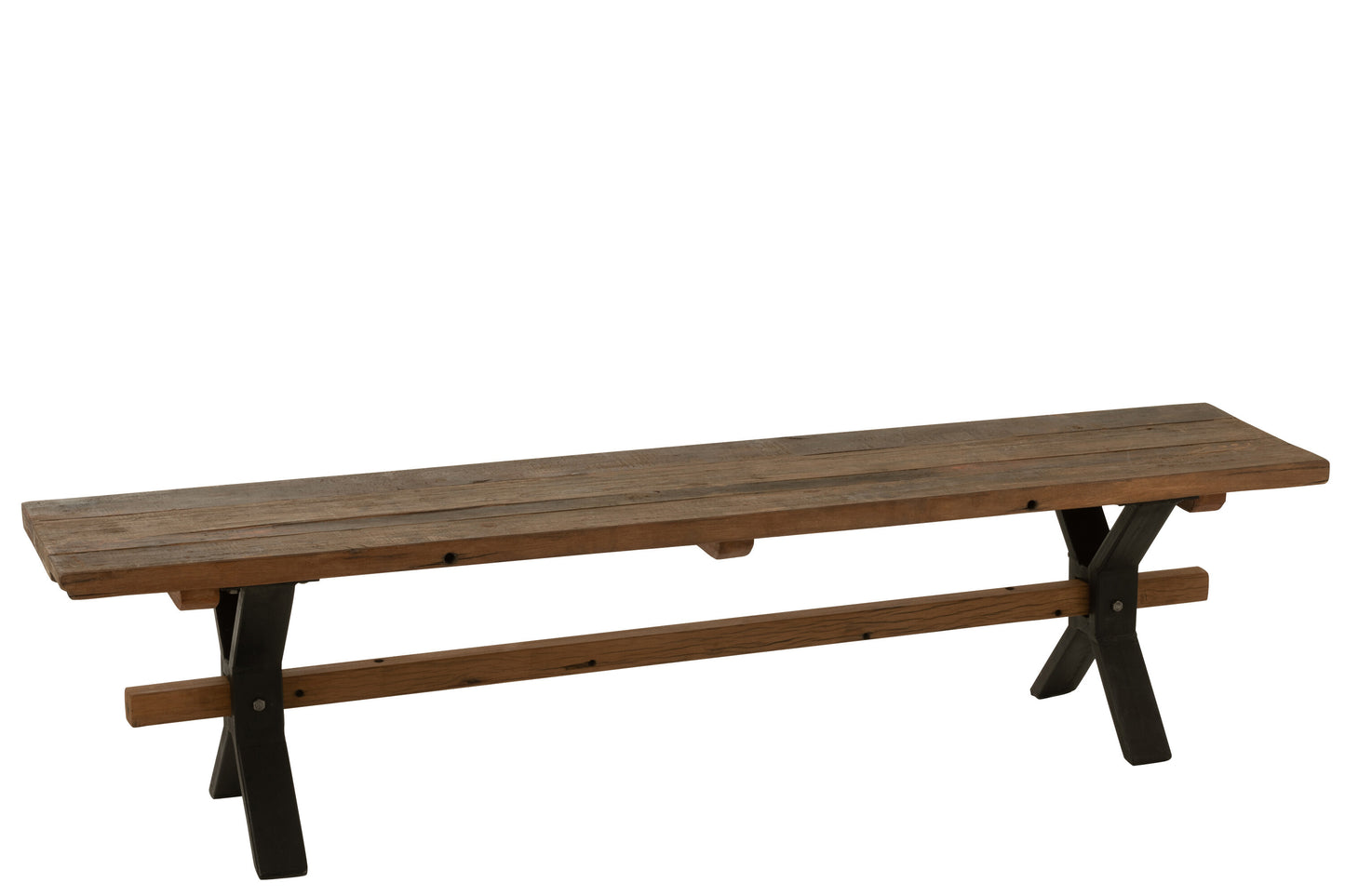 BENCH VINTAGE WOOD BROWN