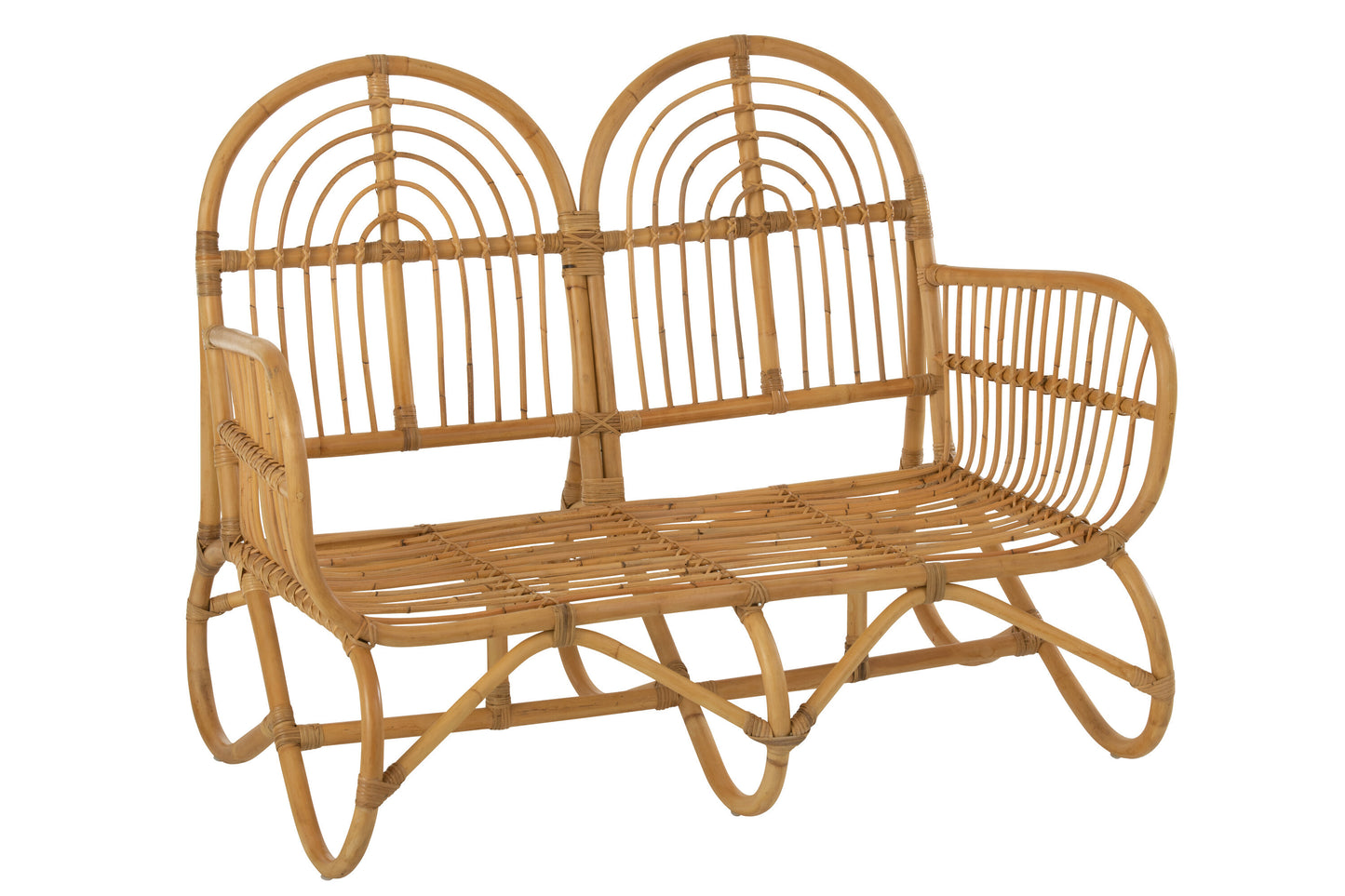 BENCH 2 PERSONS ALAN RATTAN NATURAL