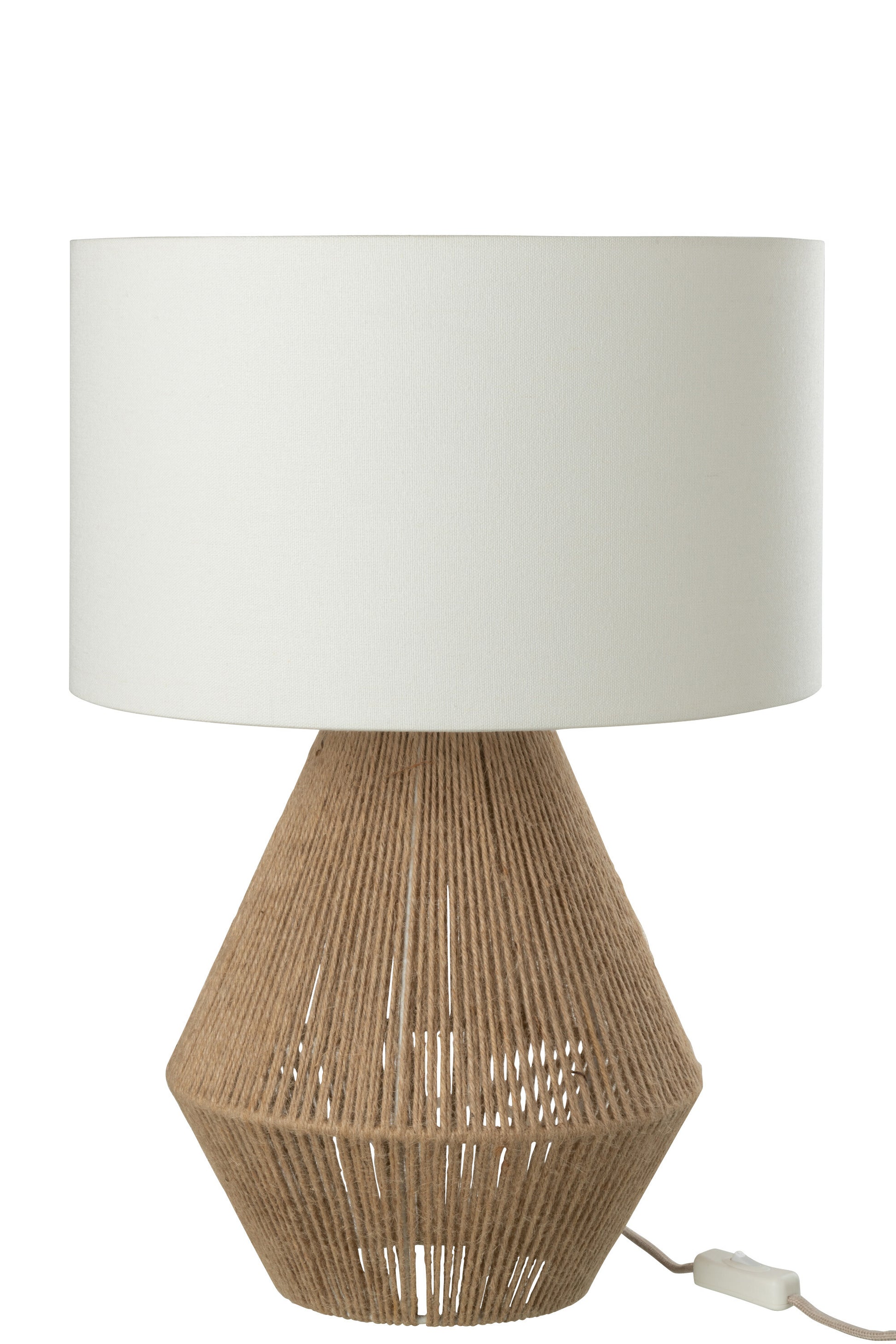 TABLE LAMP STRING JUTE NATURAL