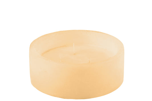 FLOATING CANDLE CYLINDER BEIGE-15H