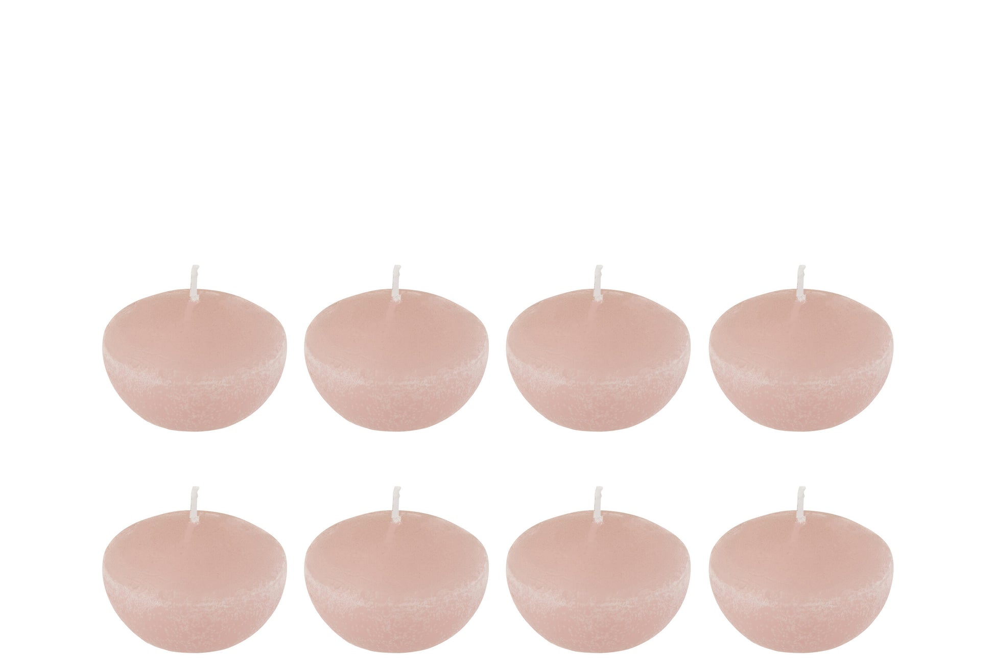 BOX 8 FLOATING CANDLE PINK SMALL-4H