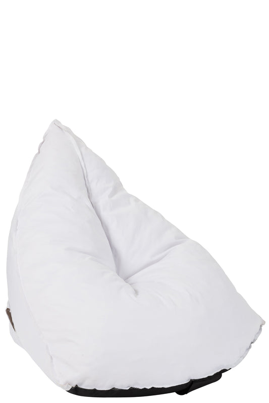 BEANBAG TRIANGLE POLYESTER WHITE