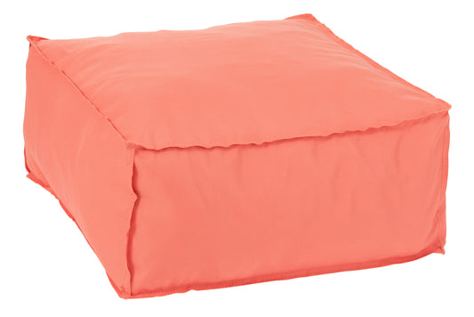 HASSOCK SQUARE POLYESTER ORANGE