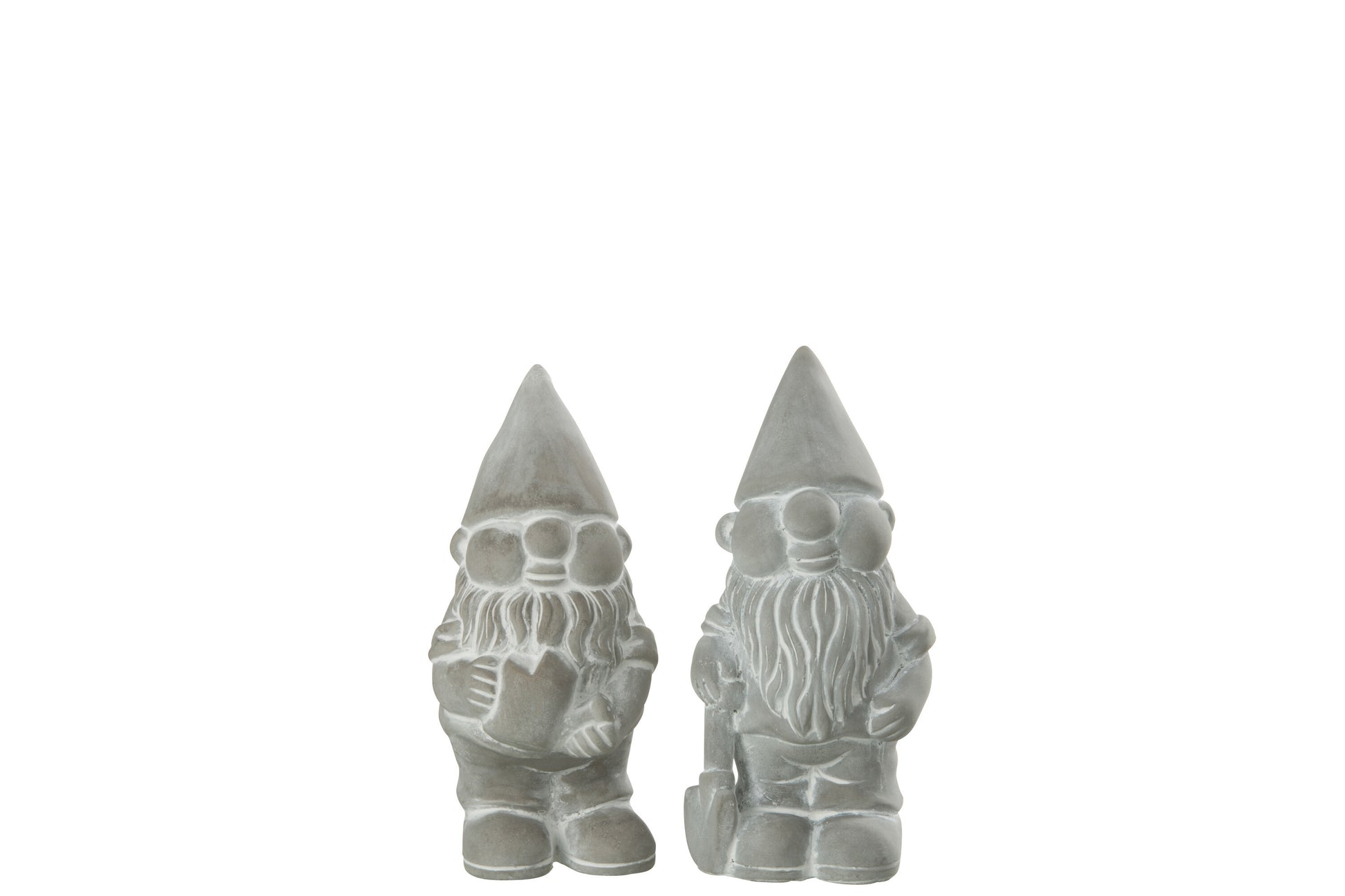 GNOME CEMENT GREY SMALL ASSORTMENT OF 2