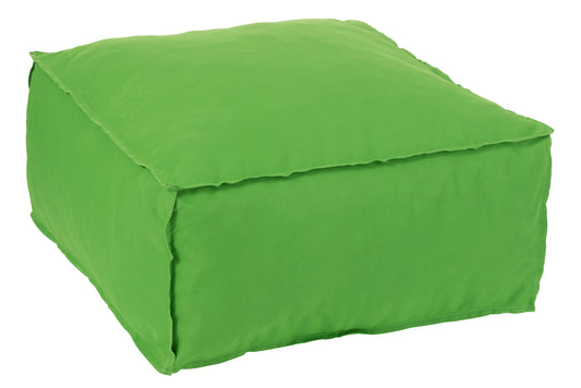 HASSOCK SQUARE POLYESTER GREEN