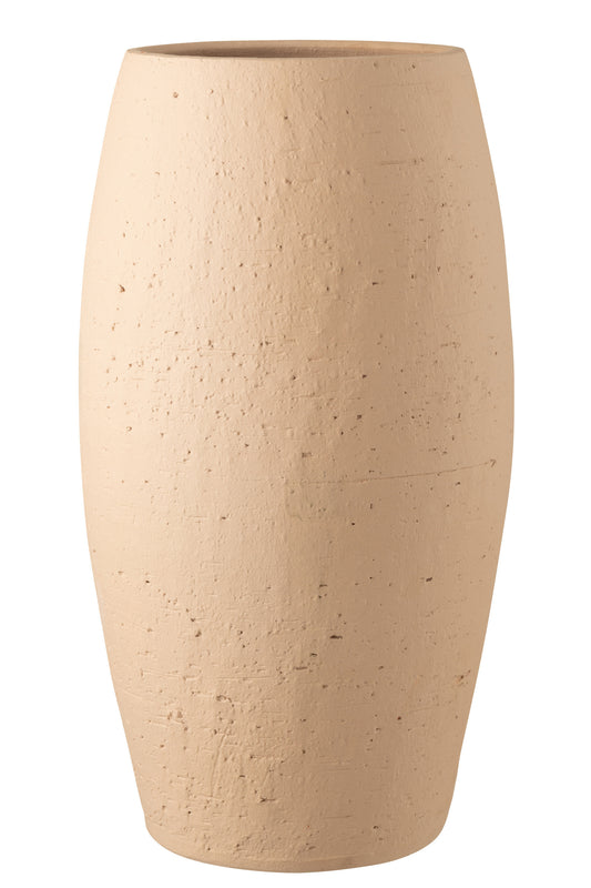 VASE ENYA CERAMIC BEIGE LARGE