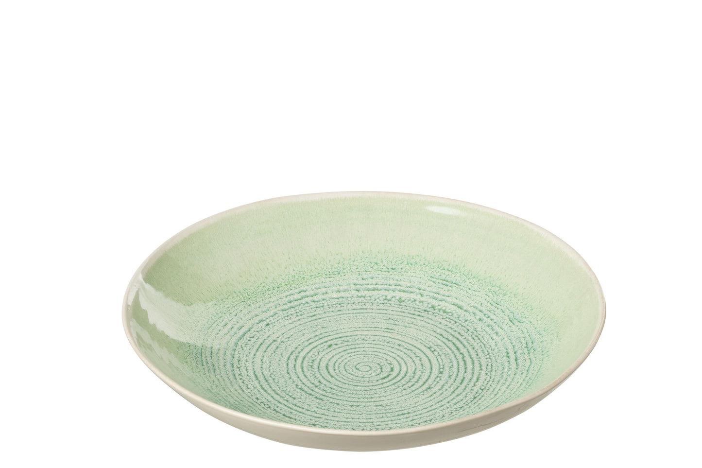 PLATE DEEP LARA PORCELAIN GREEN