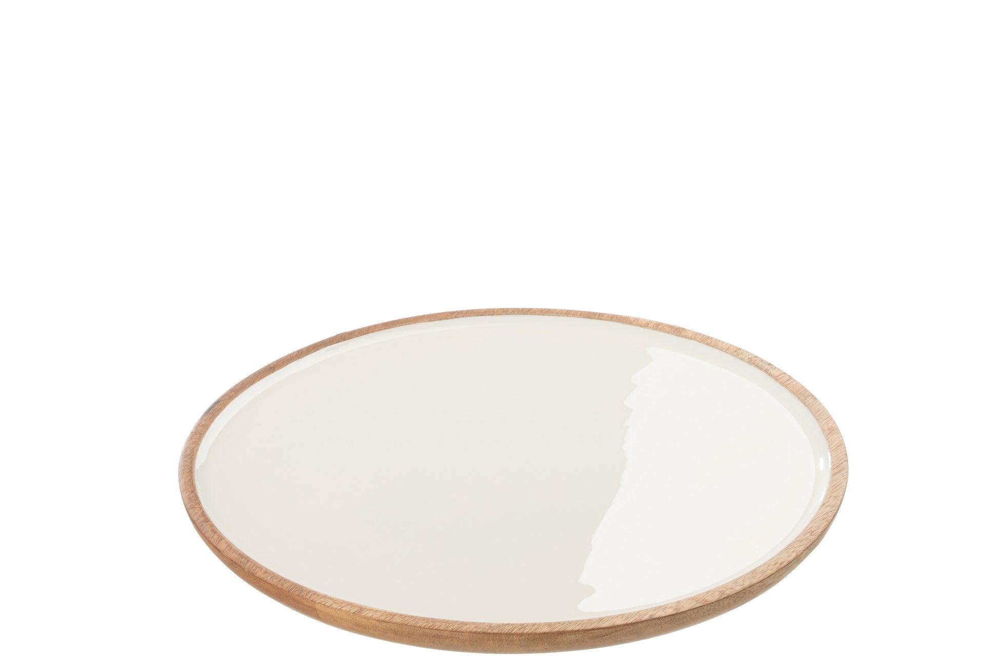 TRAY KOS WOOD BROWN/WHITE MEDIUM