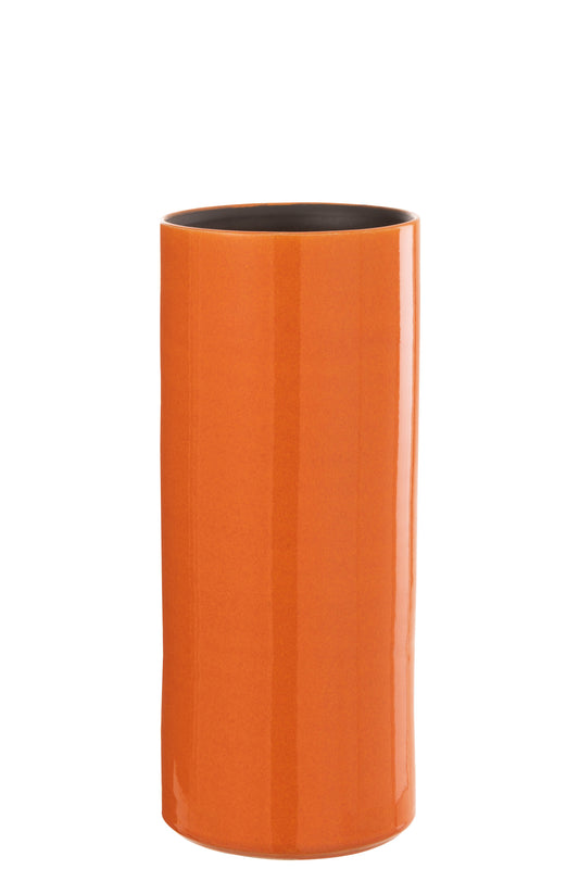 VASE FLEK CERAMIC ORANGE SMALL