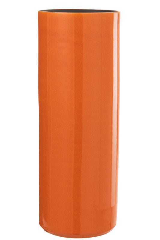 VASE FLEK CERAMIC ORANGE LARGE