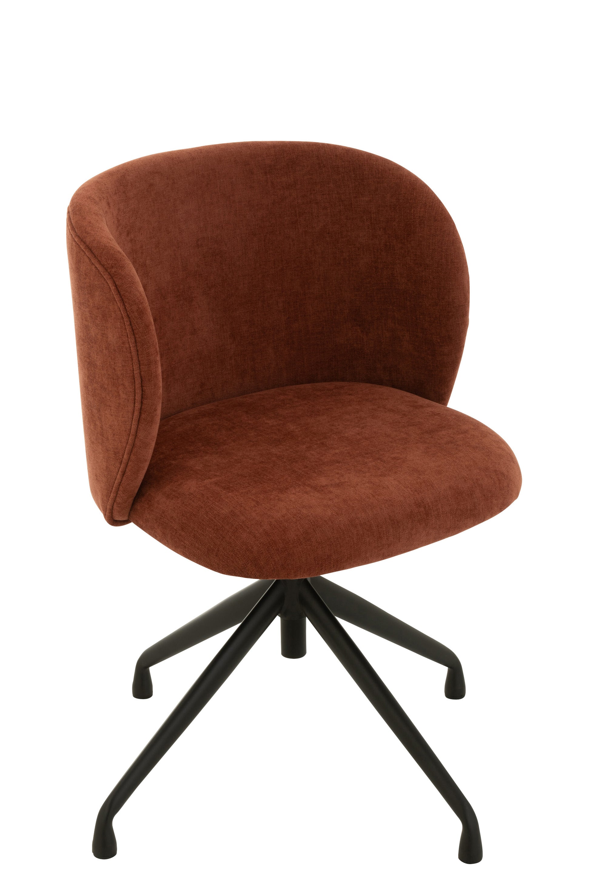 CHAIR TURN/UP/DOWN TEXTILE BURGUNDY