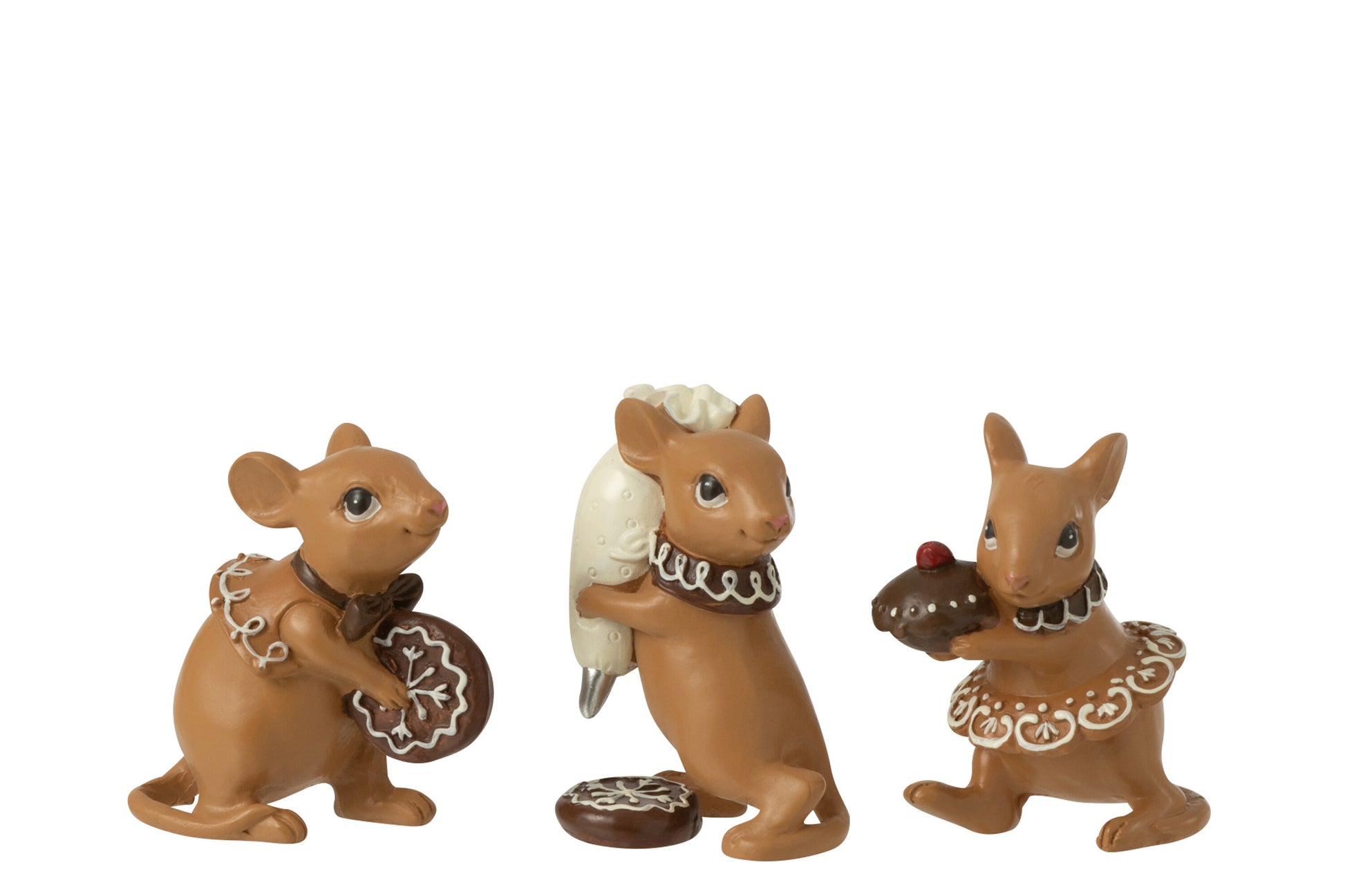 MICE COOKING RESIN BROWN ASSORTMENT OF 3