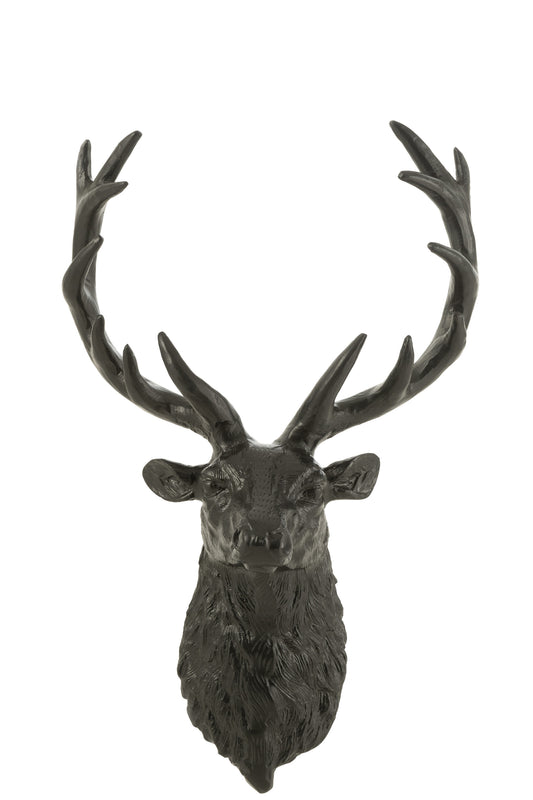 DEER HEAD ALUMINIUM BLACK