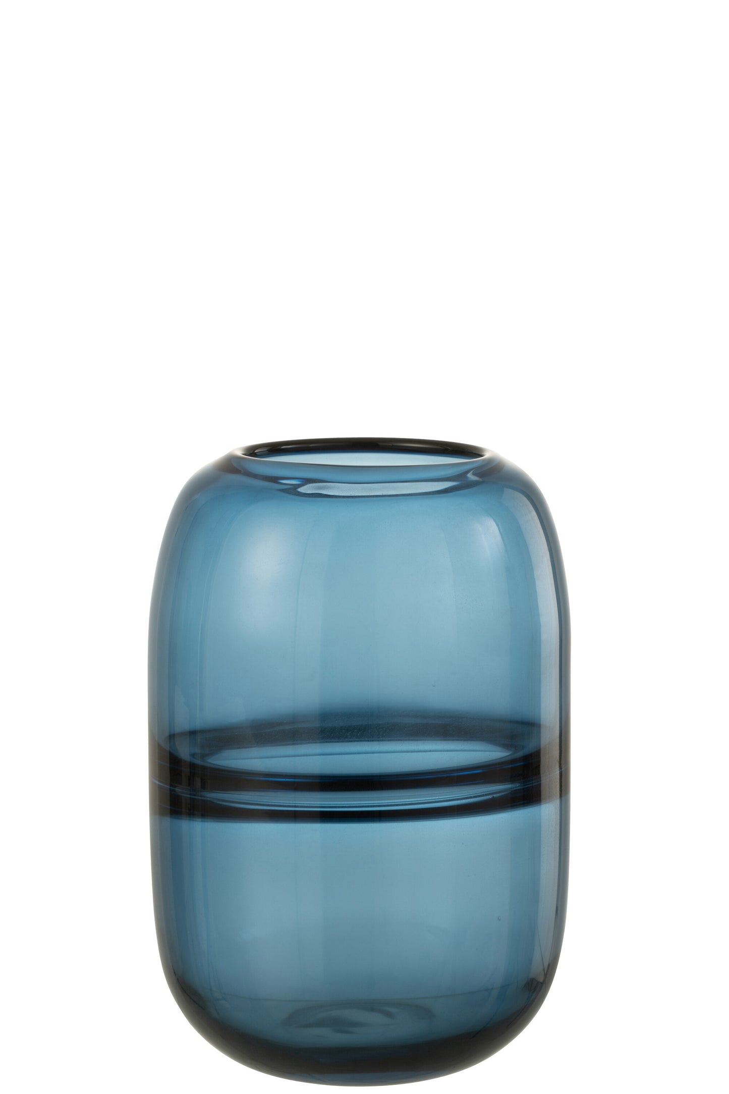 VASE DYBA GLASS BLUE SMALL